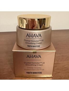 AHAVA Crystal Osmoter X6 Smoothing Cream, 1.7oz, NIB, Youth Boosters AntiAging